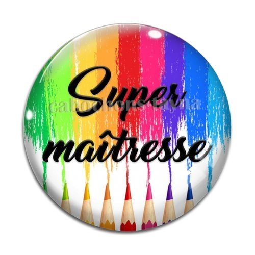 Cabochon super maîtresse, cabochon résine, verre rond différente taille