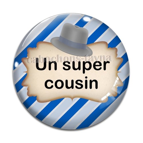 Cabochon super cousin, cabochon résine, verre rond différente taille