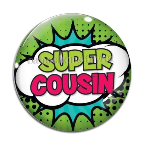 Cabochon super cousin, cabochon résine, verre rond différente taille