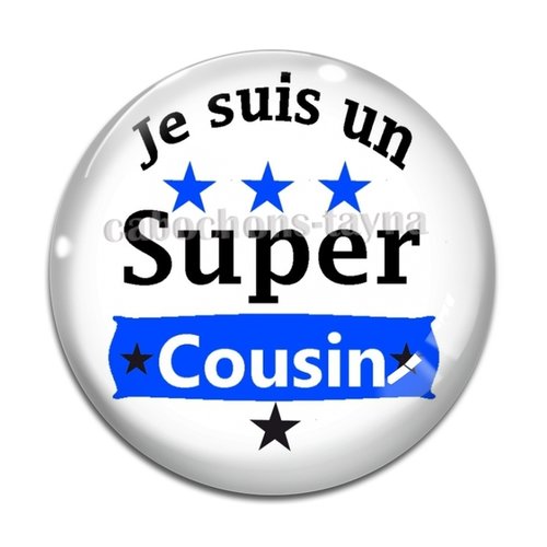 Cabochon super cousin, cabochon résine, verre rond différente taille