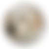 Cabochon chien, cabochon résine, verre rond différente taille