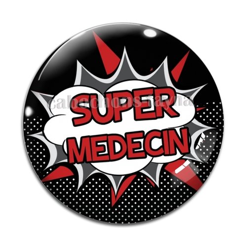 Cabochon médecin, cabochon résine, verre rond différente taille
