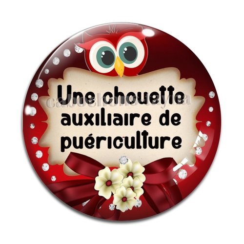 Cabochon auxiliaire de puériculture, cabochon résine, verre rond différente taille