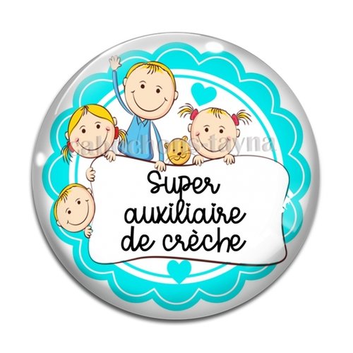 Cabochon auxiliaire de crèche, cabochon résine, verre rond différente taille