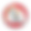 Cabochon auxiliaire de crèche, cabochon résine, verre rond différente taille