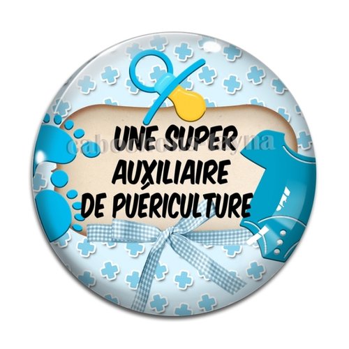 Cabochon auxiliaire de puériculture, cabochon résine, verre rond différente taille