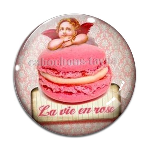 Cabochon ange, cabochon résine ou verre rond différente taille