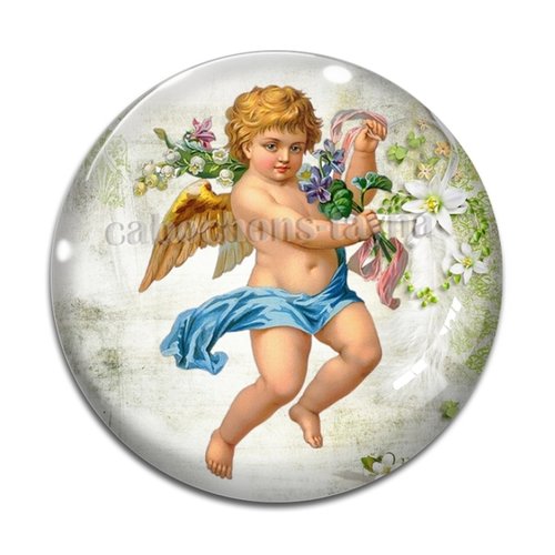 Cabochon ange, cabochon résine ou verre rond différente taille
