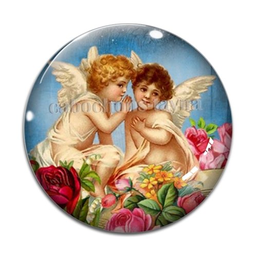 Cabochon ange, cabochon résine ou verre rond différente taille