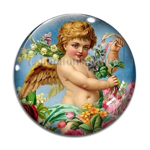 Cabochon ange, cabochon résine ou verre rond différente taille