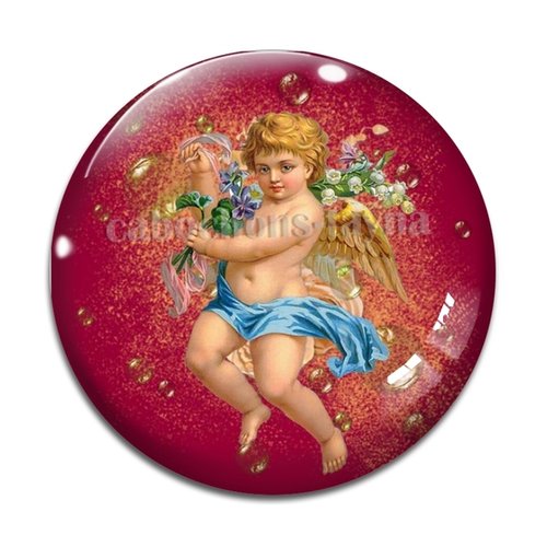 Cabochon ange, cabochon résine ou verre rond différente taille