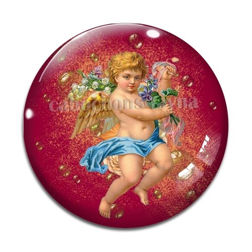 Cabochon ange, cabochon résine ou verre rond différente taille