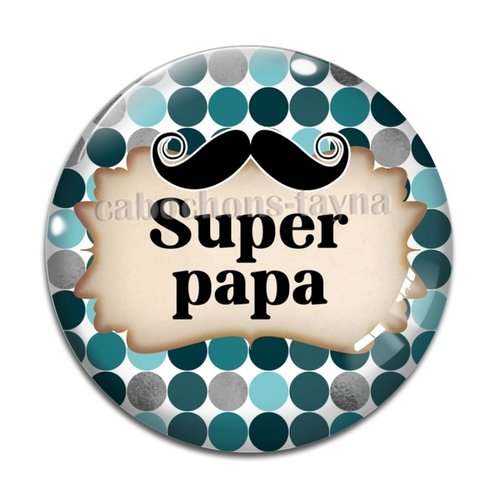 Cabochon super papa, cabochon résine ou verre rond différente taille