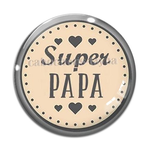 Cabochon super papa, cabochon résine ou verre rond différente taille