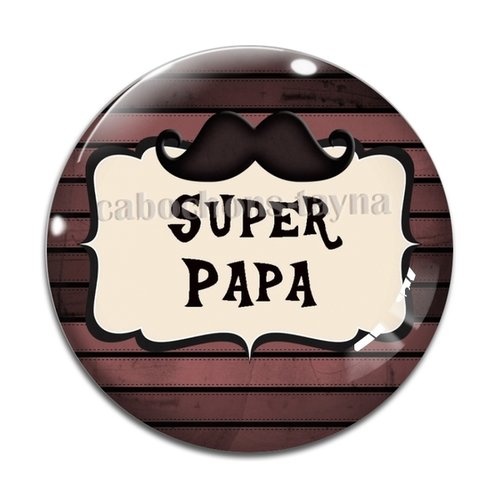 Cabochon super papa, cabochon résine ou verre rond différente taille
