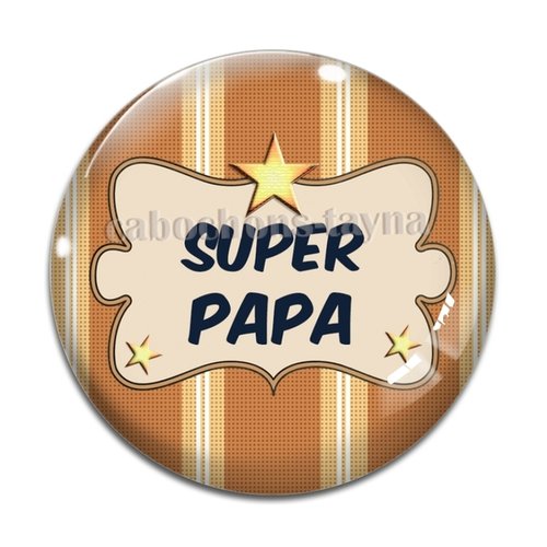 Cabochon super papa, cabochon résine ou verre rond différente taille