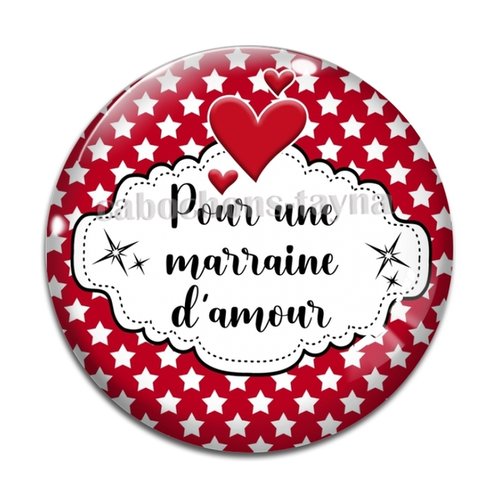 Cabochon mamie d'amour, cabochon résine, verre rond différente taille