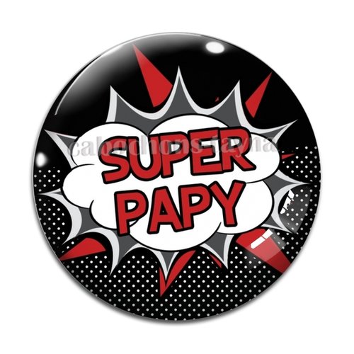 Cabochon super papy, cabochon résine ou verre rond différente taille