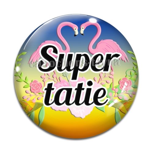 Cabochon  super tatie résine - ou verre différente taille