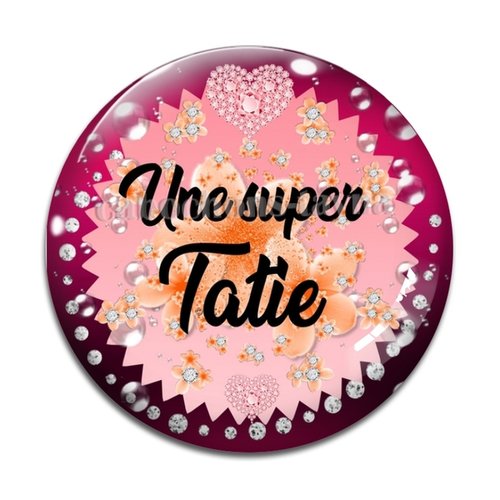 Cabochon  super tatie résine - ou verre différente taille