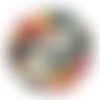 Cabochon une soeur qui déchire, cabochon résine, verre rond différente taille