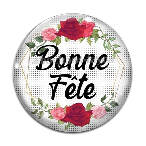 Cabochon bonne fête mamie, résine - ou verre différente taille