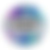 Cabochon je suis une mamie qui déchire, cabochon résine, verre rond différente taille
