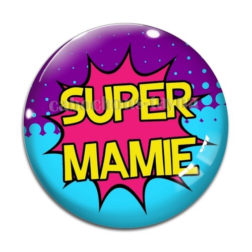 Cabochon super mamie, cabochon résine, verre rond différente taille
