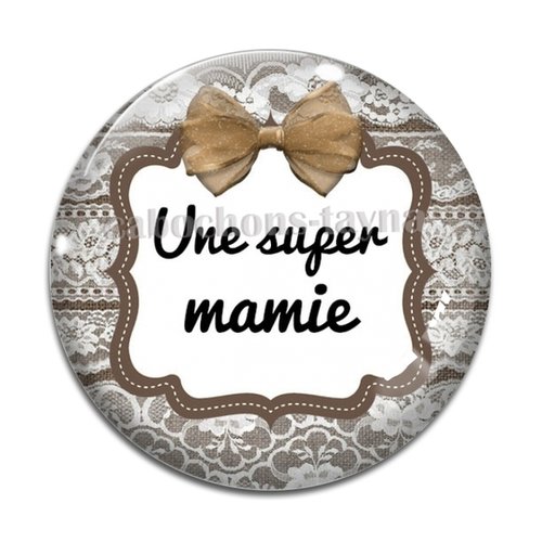Cabochon super mamie, cabochon résine, verre rond différente taille