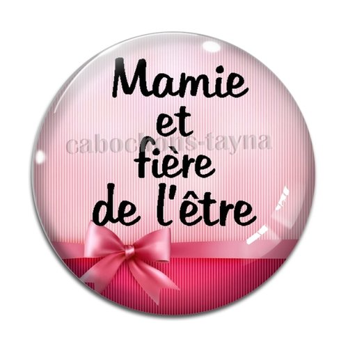 Cabochon mamie, cabochon résine, verre rond différente taille