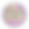 Cabochon merveilleuse mamie, cabochon résine, verre rond différente taille