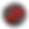 Cabochon le temps des cerises, cabochon résine, verre rond différente taille