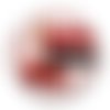 Cabochon le temps des cerises, cabochon résine, verre rond différente taille