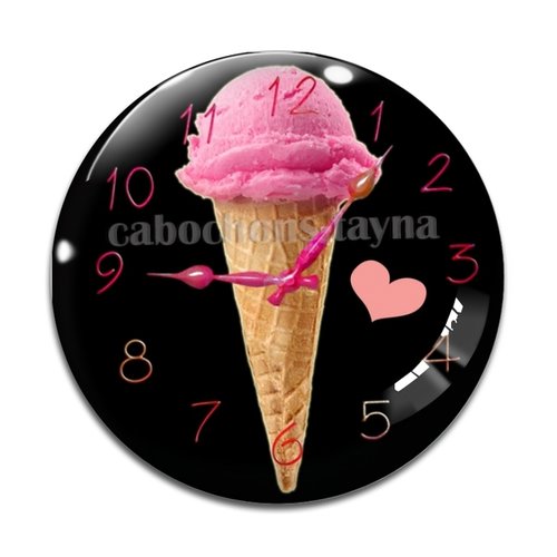 Cabochon glace, cabochon résine, verre rond différente taille