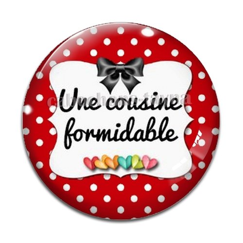 Cabochon cousine formidable, cabochon résine, verre rond différente taille