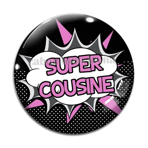 Cabochon super cousine, cabochon résine, verre rond différente taille