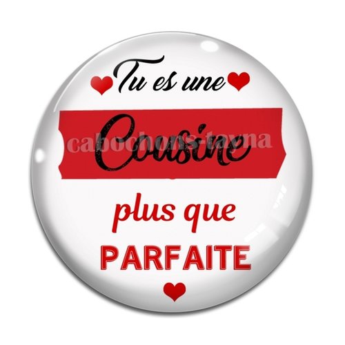 Cabochon cousine parfaite, cabochon résine, verre rond différente taille