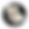 Cabochon loup, cabochon résine, verre rond différente taille