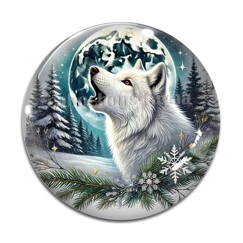 Cabochon loup, cabochon résine, verre rond différente taille