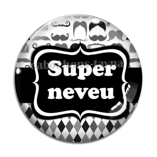 Cabochon super neveu, cabochon résine, verre rond différente taille