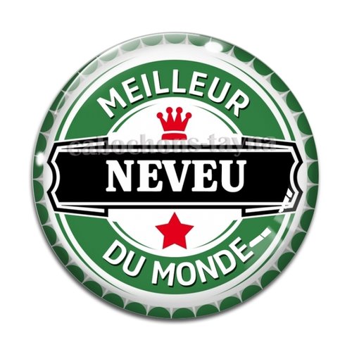 Cabochon meilleur neveu, cabochon résine, verre rond différente taille