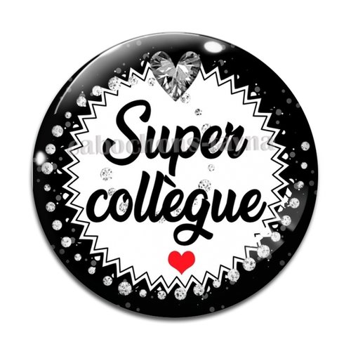 Cabochon super collègue, cabochon résine, verre rond différente taille