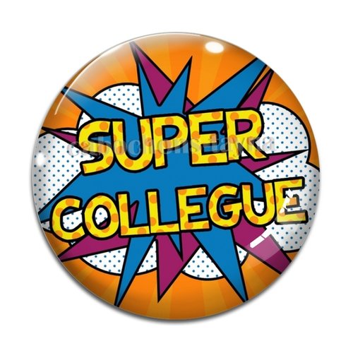 Cabochon super collègue, cabochon résine, verre rond différente taille