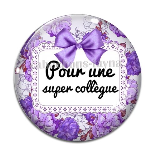 Cabochon super collègue, cabochon résine, verre rond différente taille