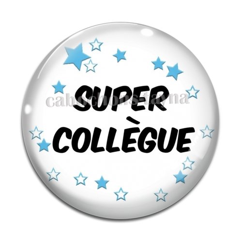 Cabochon super collègue, cabochon résine, verre rond différente taille