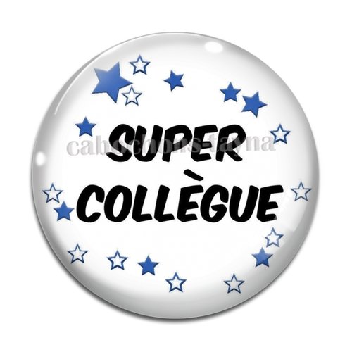 Cabochon super collègue, cabochon résine, verre rond différente taille