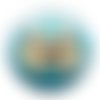 Cabochon chouette collègue, cabochon résine, verre rond différente taille
