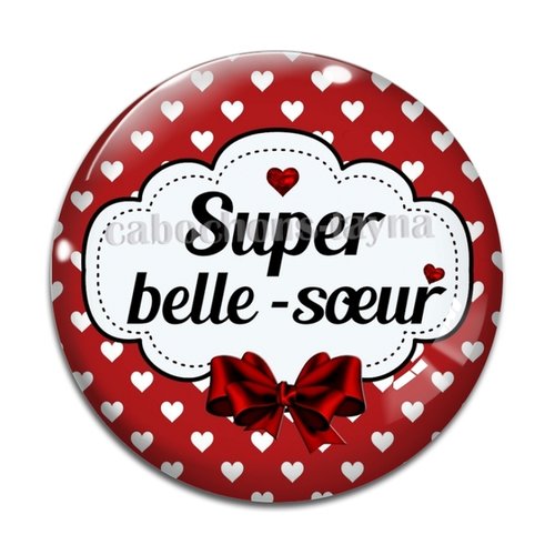 Cabochon super belle soeur, cabochon résine, verre rond différente taille