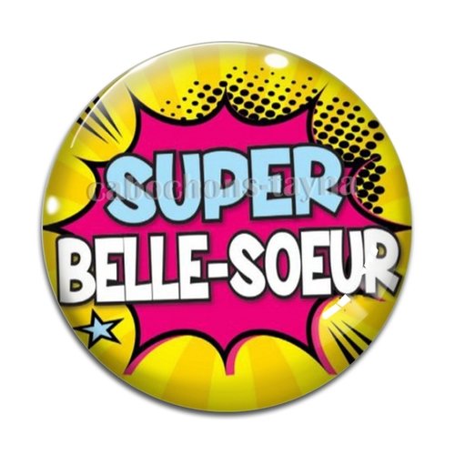 Cabochon super belle soeur, cabochon résine, verre rond différente taille