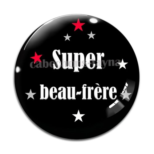 Cabochon super beau frère, cabochon résine, verre rond différente taille